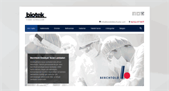 Desktop Screenshot of biotektibbicihazlar.com
